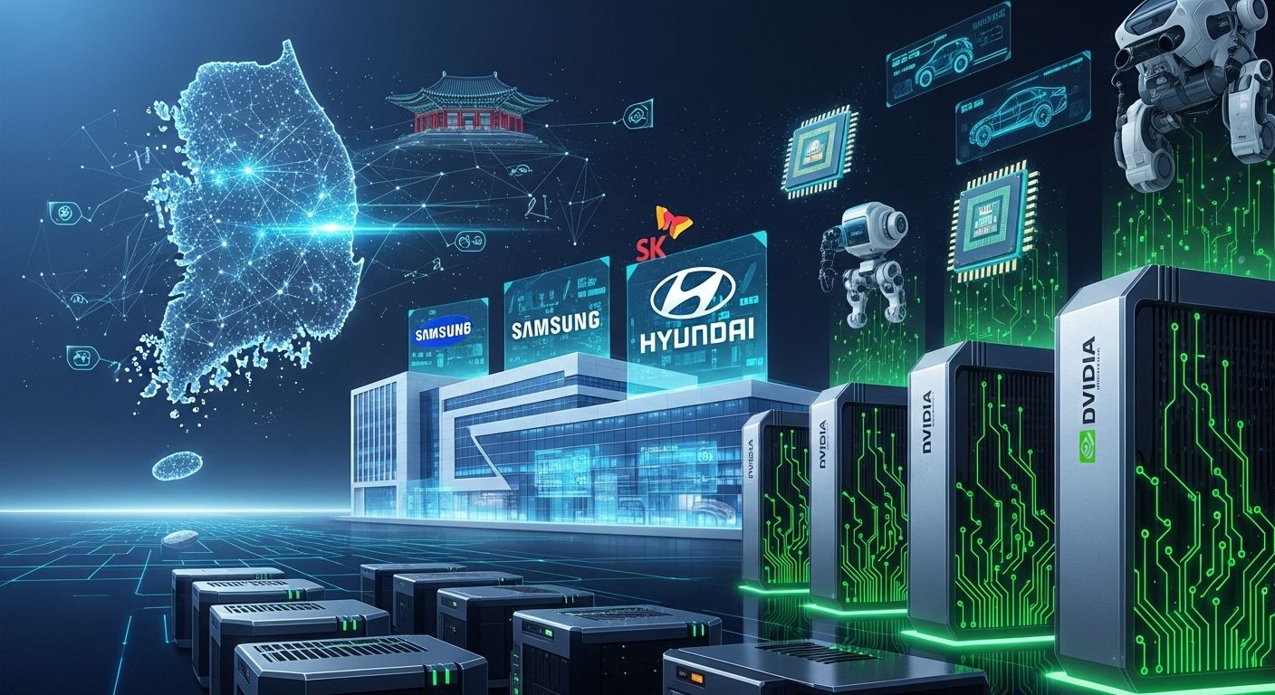 NVIDIA×韓国、史上最大規模のAI投資｜Samsung・SK・Hyundaiが描く「インテリジェンス輸出国」の未来