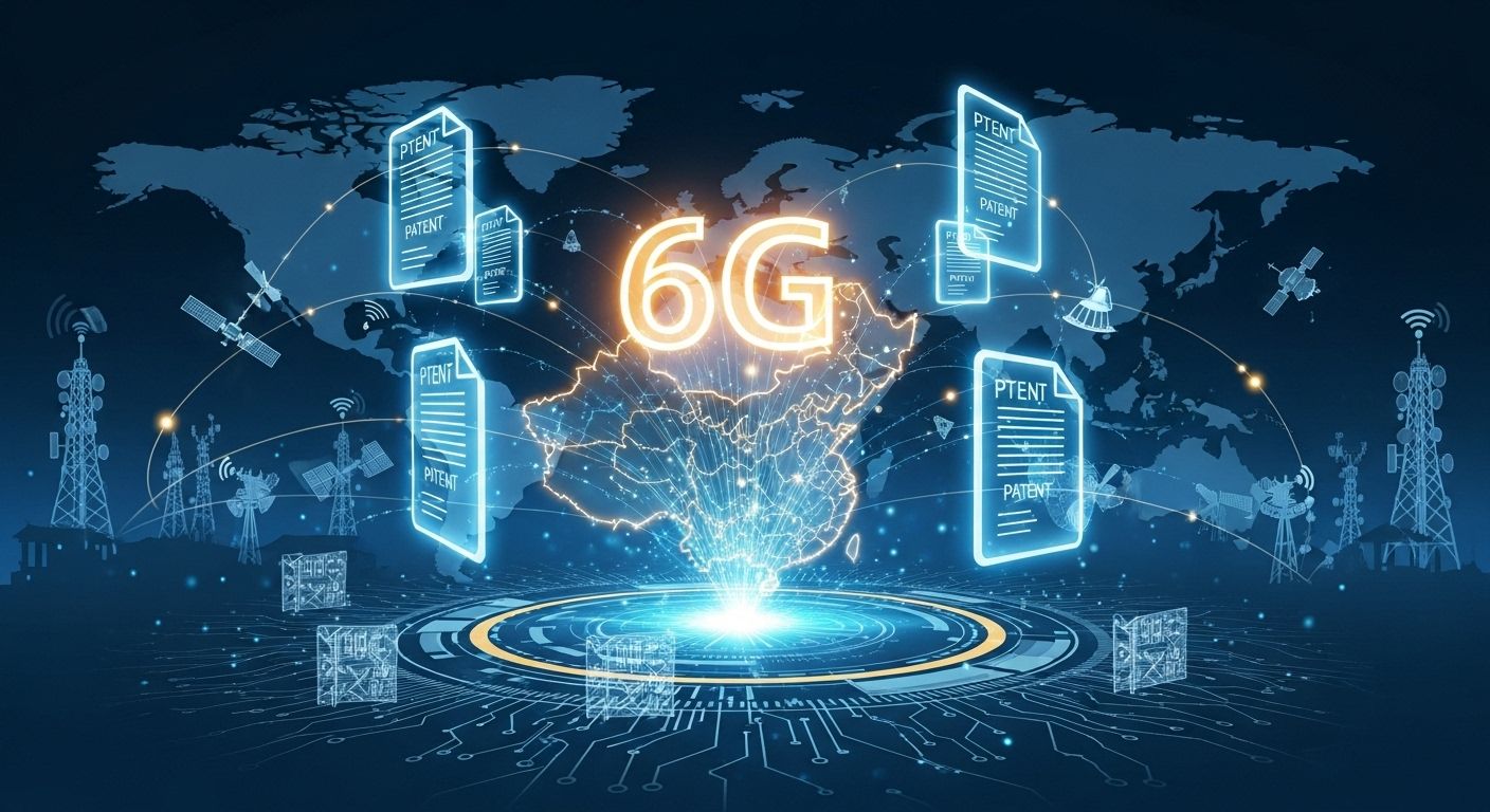 6G特許で中国が世界トップ、全体の40.3%占める—AI特許も60%で次世代通信の覇権握る