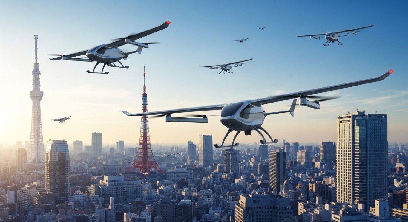 JAL・住友商事・Soracle、東京都「空飛ぶクルマ」2030年市街地実装に挑む