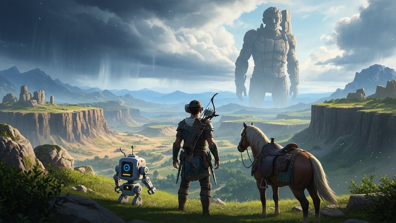 Meta Quest 3に大型VRアドベンチャーAmong Giants。ゼルダ×ワンダと巨像インスパイアの野心作