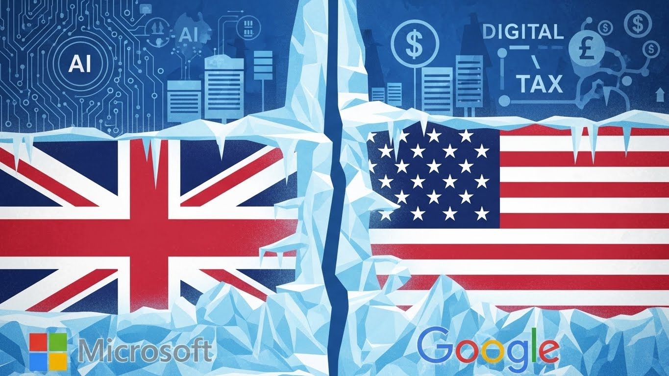 米国が英国との6兆円テック協定を保留、デジタルサービス税巡る対立で——AI成長ゾーン構想に暗雲