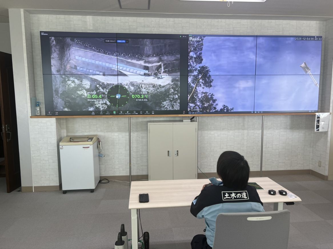 Starlink×ドローンで建設DX実現―旭建設が35km遠隔測量に成功、2024年問題に対応