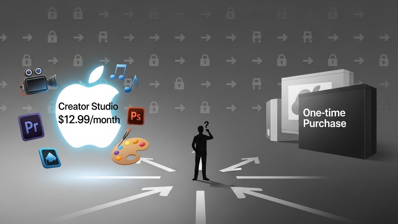 Apple Creator Studio発表、月額12.99ドルでAdobe対抗も「買い切り終了」の懸念高まる