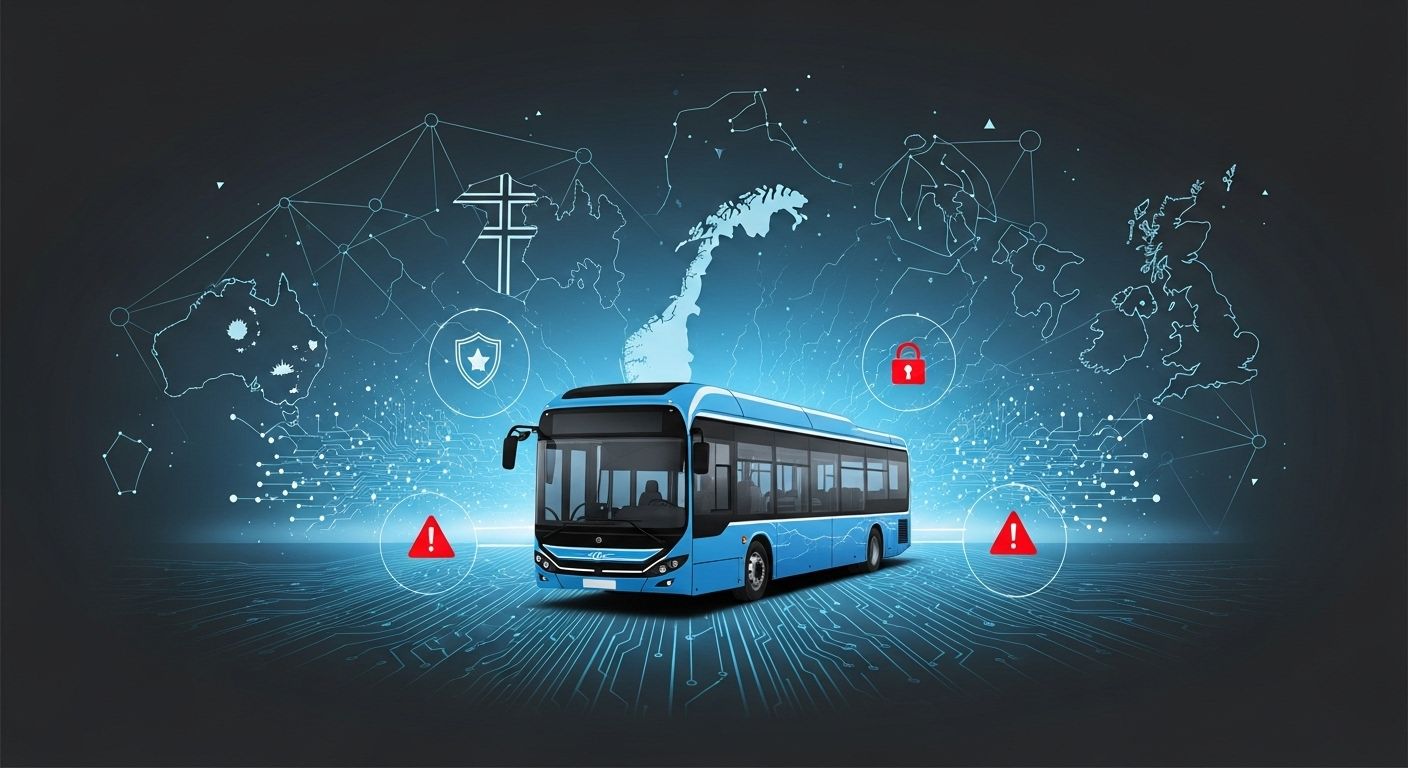中国製電動バスの遠隔停止リスク オーストラリアが国家安全保障調査、コネクテッド車両の新たな脅威