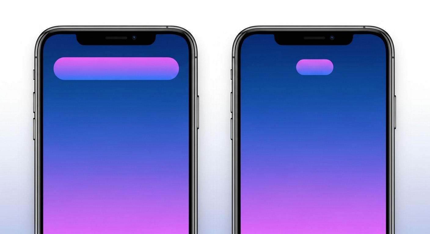 iPhone 18 Pro、Dynamic Islandが35%縮小へ──20.76mmから13.49mmに小型化の可能性
