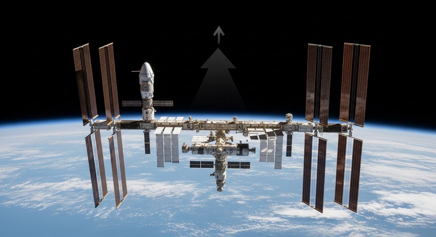 ISS、SpaceX Dragonのリブーストで史上最高高度へ――2030年の軌道離脱ミッションに向けた重要マイルストーン