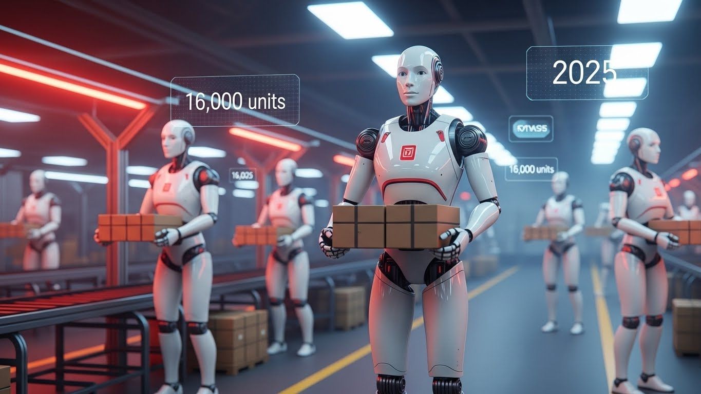 ヒューマノイドロボット16,000台導入の衝撃｜2025年「創世記」年、中国が市場8割占拠