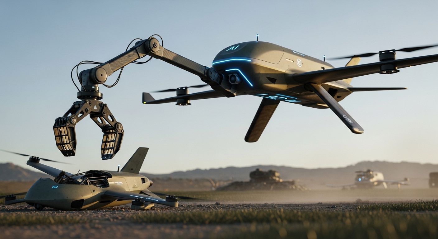 AI×3Dプリント×ロボットアーム—撃墜ドローンを回収する「Project R.E.D.」、米陸軍ドローン競技会で頂点に