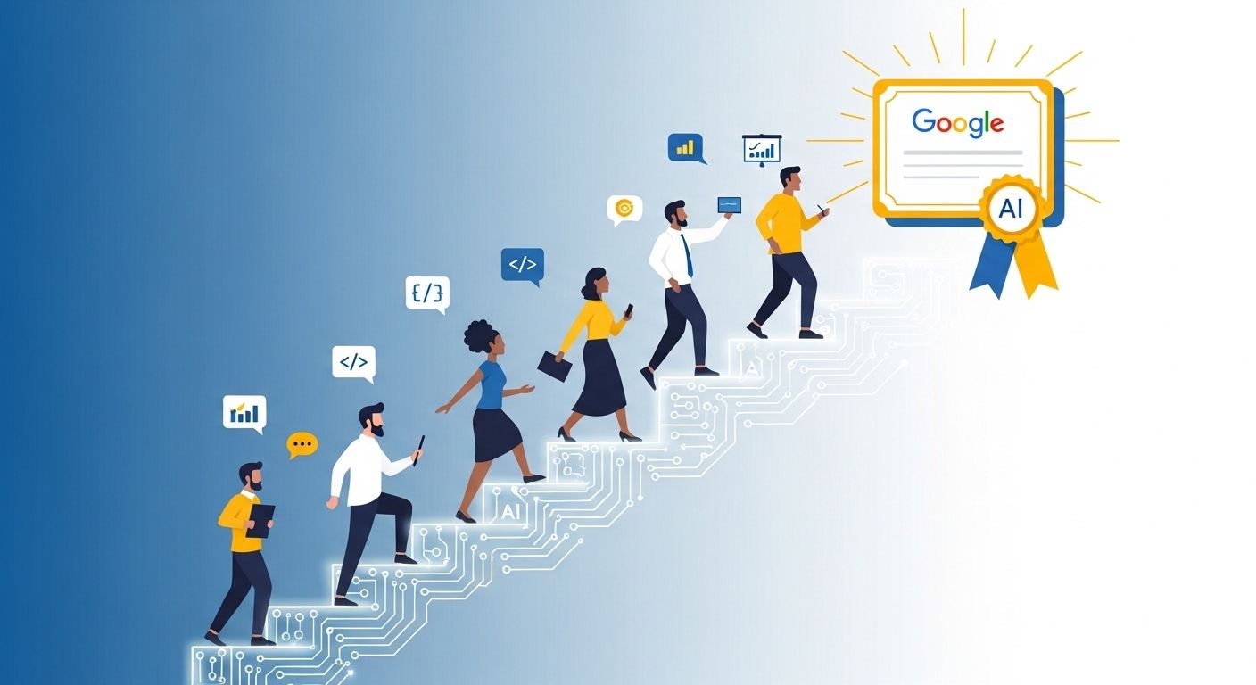Google AI Professional Certificate提供開始、AI人材不足の解消へ — Walmart、Deloitteなど大手企業が採用 - innovaTopia