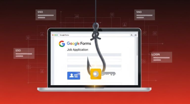 Google Forms偽装フィッシング発覚——求人フォームでGoogleログイン情報を窃取する新手口 - innovaTopia