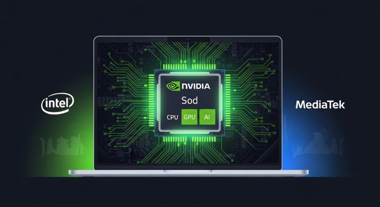 Nvidia、IntelとMediaTekの両社と提携しノートPC向けSoCを2026年中に発売へ - innovaTopia