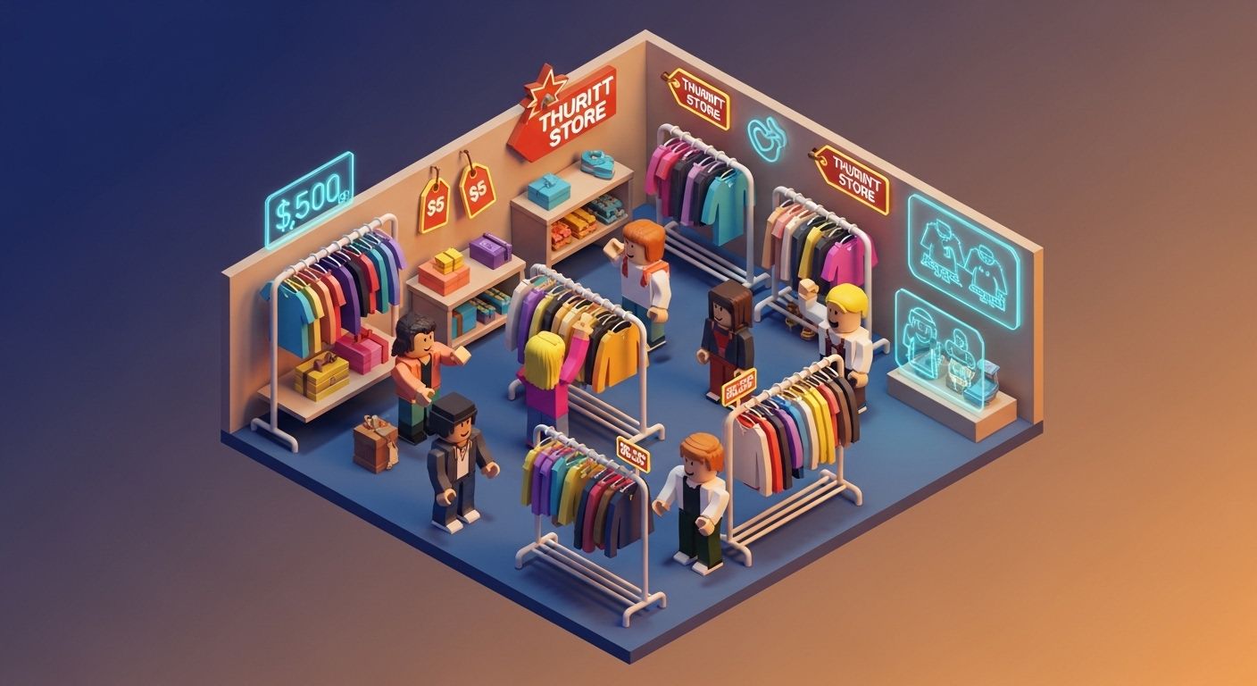 Roblox × The Salvation Army「Thrift Score」——世界初のデジタルリサイクルショップが開店