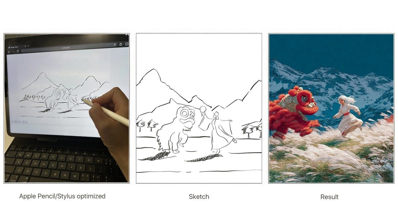 Aixio Image v1登場、落書きがプロ品質の編集に｜30,000人が使うスケッチベースAI編集ツール