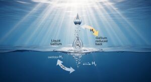 液体金属ガリウムが拓くグリーン水素 海水から直接生成、電気分解を超える新技術 - innovaTopia
