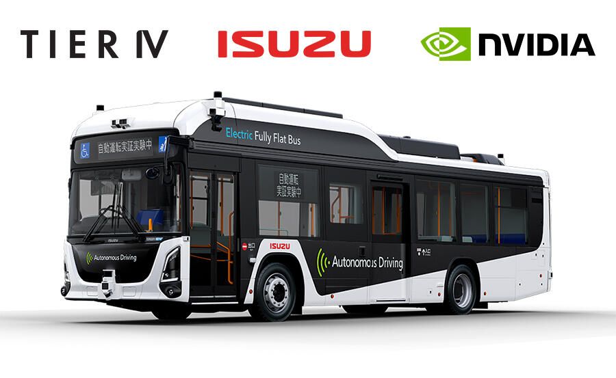 NVIDIA DRIVE Hyperion×いすゞ「エルガ」—ティアフォーと組む自動運転レベル4バスが、日本の公共交通を変える