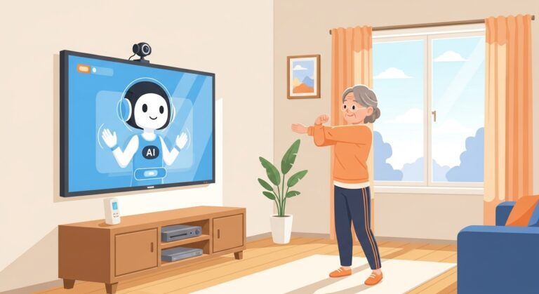 シャープ「介護向けAIトレーナー」開発|テレビとAIが介護現場の人手不足を変える - innovaTopia