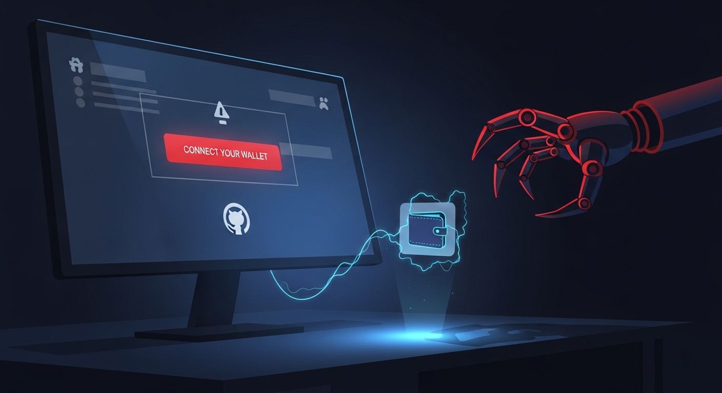 OpenClaw開発者を狙うGitHubフィッシング詐欺—偽トークンでウォレット接続を誘導
