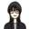 Avatar illustration of a person with shoulder-length black hair, wearing black-framed glasses and a dark blazer over a gray shirt.