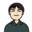 Cartoon avatar of a man with short black hair and a dark hoodie, showing a neutral expression.