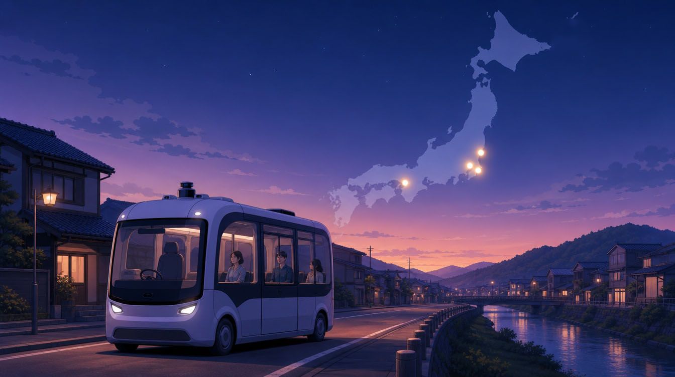 自動運転バス、2030年度に1万台目標へ―2025年度は全国で143台、10台以上は大阪・茨城・東京のみ