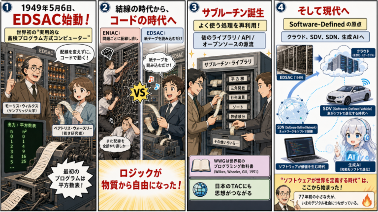 5月6日【今日は何の日?】EDSAC初稼働、世界初の実用コンピューター誕生 - innovaTopia