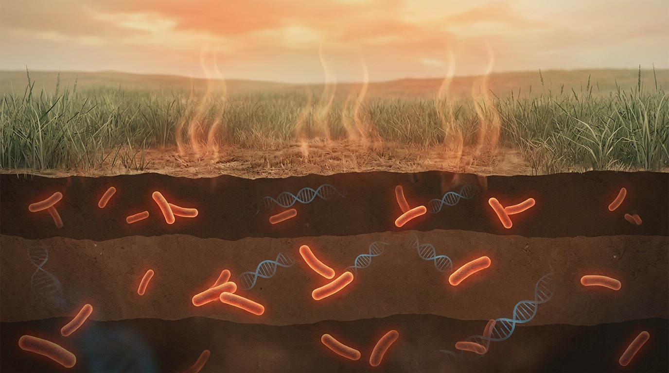 気温上昇で土壌の抗生物質耐性遺伝子が約24%増加―オクラホマ大学が11年間の野外実験で実証