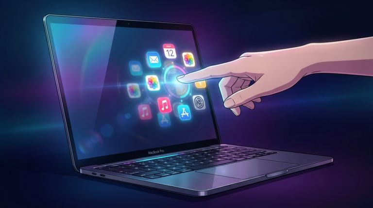 A_sleek_MacBook_Pro_laptop_with_a_glowing_touchscr-1781231963688 - innovaTopia