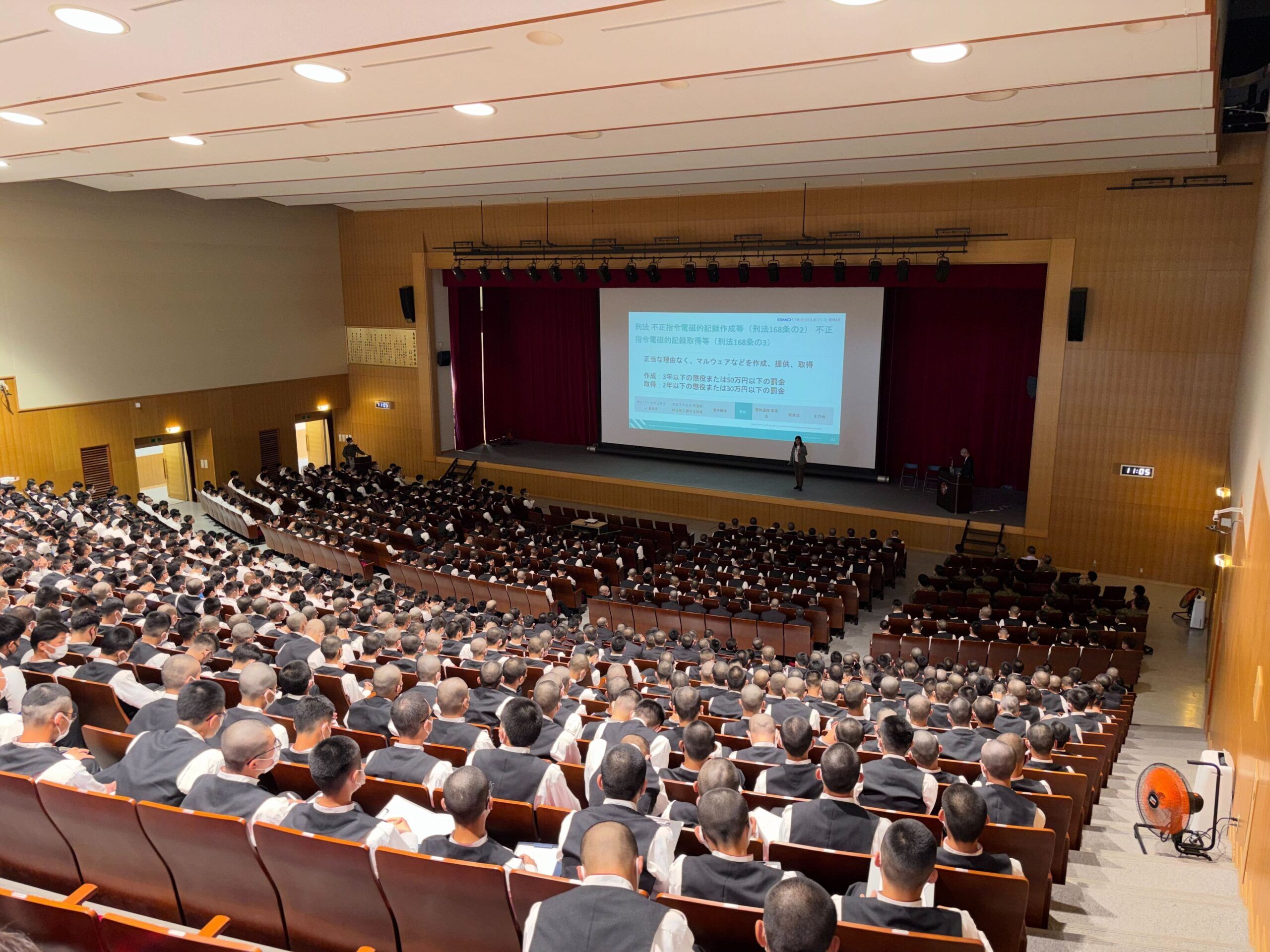 GMOサイバーセキュリティ byイエラエ｜陸上自衛隊高等工科学校で全校生徒1,000名対象のITリテラシー講話を実施