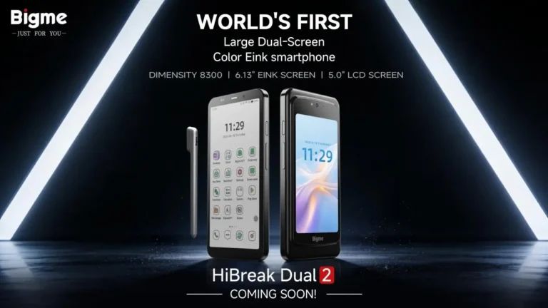 Bigme HiBreak Dual 2|「読む」と「操作する」を分ける5Gスマホ。電子ペーパー+LCDのデュアル画面とは - innovaTopia