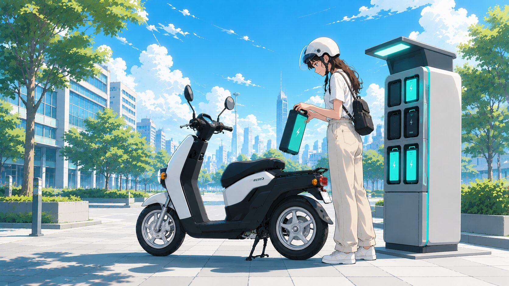 ヤマハ「JOG E」「GEAREV」7/17発売｜ホンダ製交換バッテリーで挑む原付EVの狙い