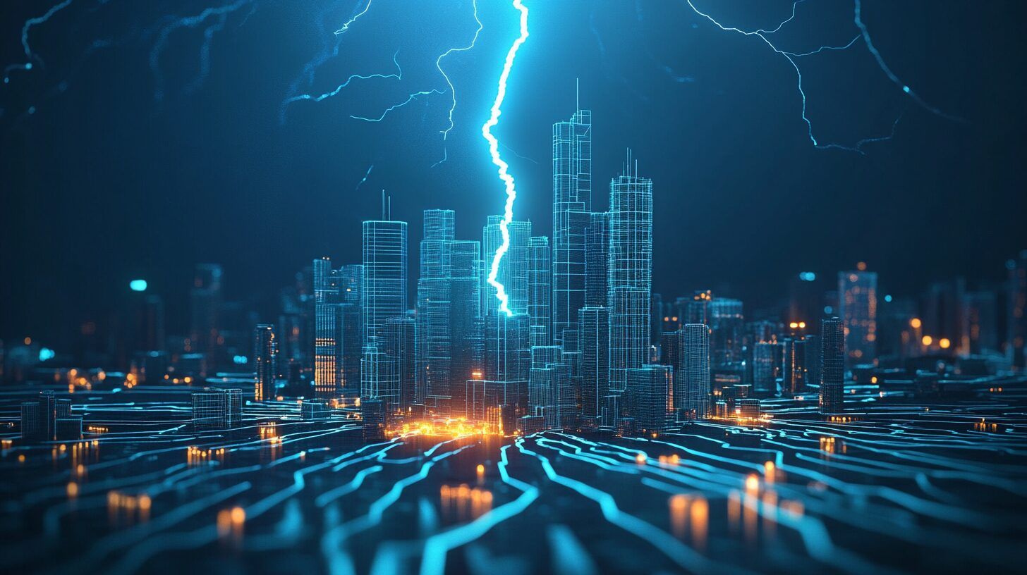 スペースデータ「Thunder & Blackout」が落雷による停電被害を3D可視化