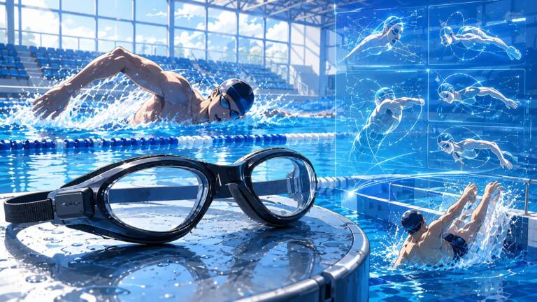 Speedoのスマートゴーグル「Speedo iQ」発売｜呼吸・頭部位置まで記録、泳いだ後にフォームを分析