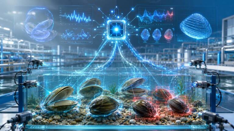台湾「貝×AI」で水質異常を2分以内に検知｜200万人超の給水施設で進む生物センシング