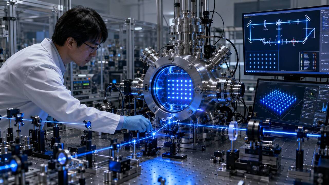 中性原子量子コンピューター同士を光接続｜阪大・NICTが多重化で世界記録