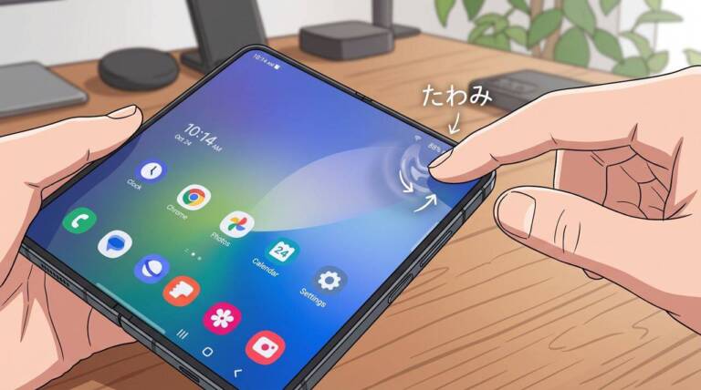 Galaxy Z Fold8「画面の角がたわむ」報告続出｜不具合か仕様か、Apple参入直前に浮上。Samsungは無言