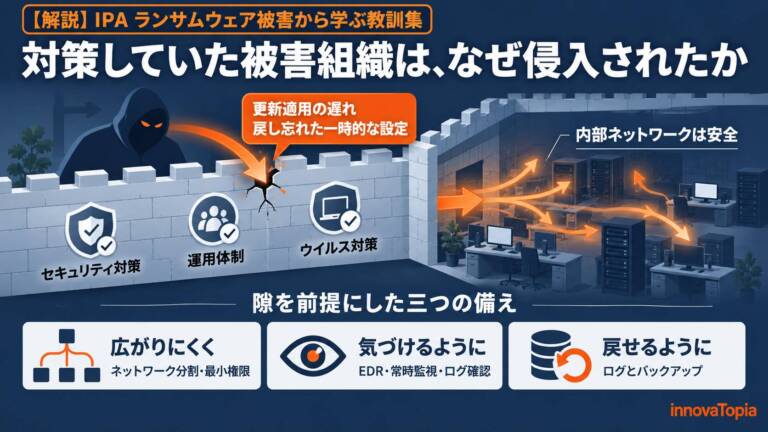 【解説】IPAランサム教訓集｜対策していた被害組織はなぜ侵入されたか