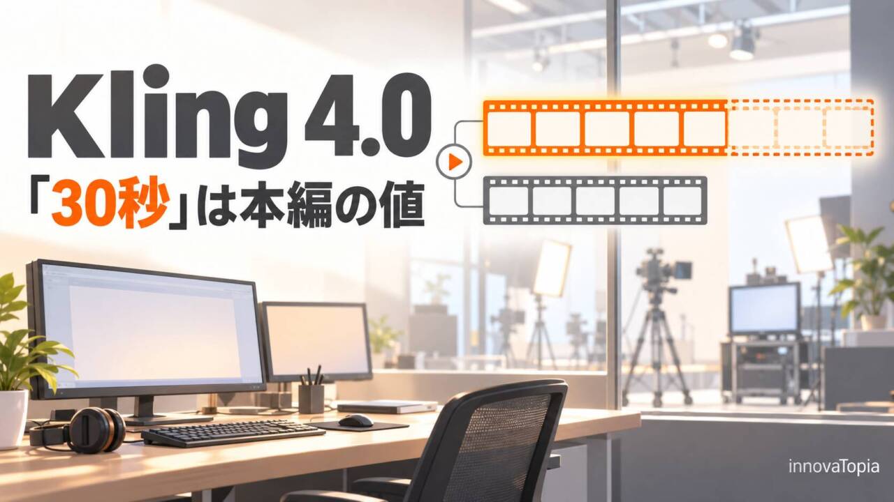 Kling 4.0が10月に正式リリースへ｜「30秒」は本編の値、先行公開のFlashは20秒まで