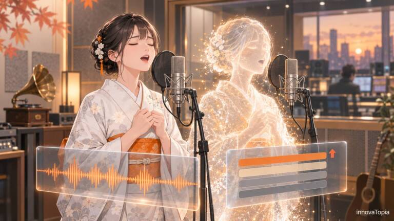 日本コロムビアのAI演歌は突然ではない｜映像から歌声へ