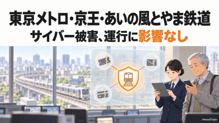 【解説】東京メトロ・京王・あいの風とやま鉄道でサイバー被害｜運行に影響なし
