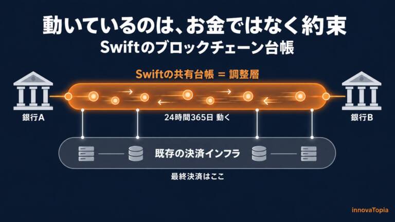 【解説】Swiftの台帳で動くのはお金ではなく約束｜24時間送金が国内へ