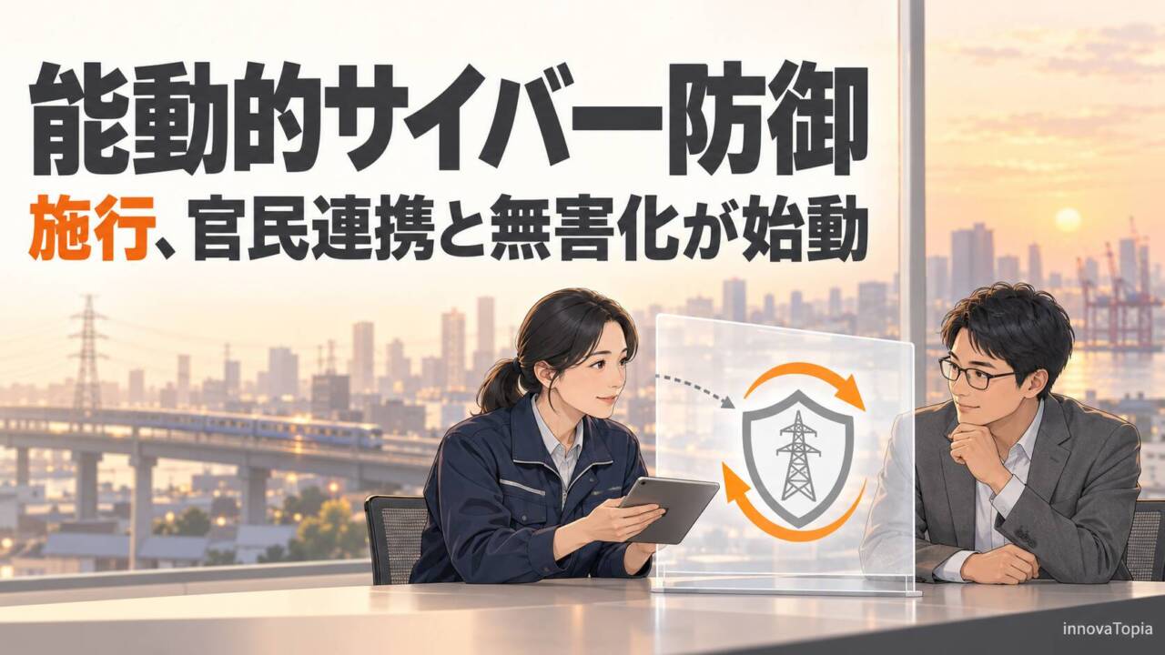 【解説】能動的サイバー防御が施行、官民連携と無害化が始動し通信情報は来年秋