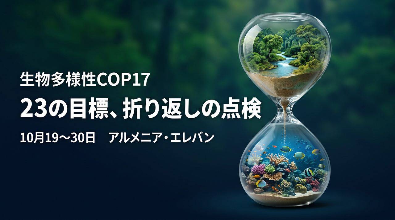 生物多様性COP17とは｜エレバン会議の日程と3つの争点、「23の目標」の中間点検で問われること