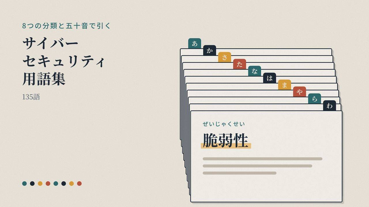 【随時更新】サイバーセキュリティ用語集｜ニュースと公表文に出てくる135語
