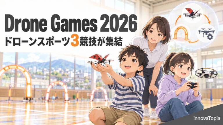 Drone Games 2026、大東市で10月24日開催｜ドローンスポーツ3競技が集結、優勝者は韓国大会へ
