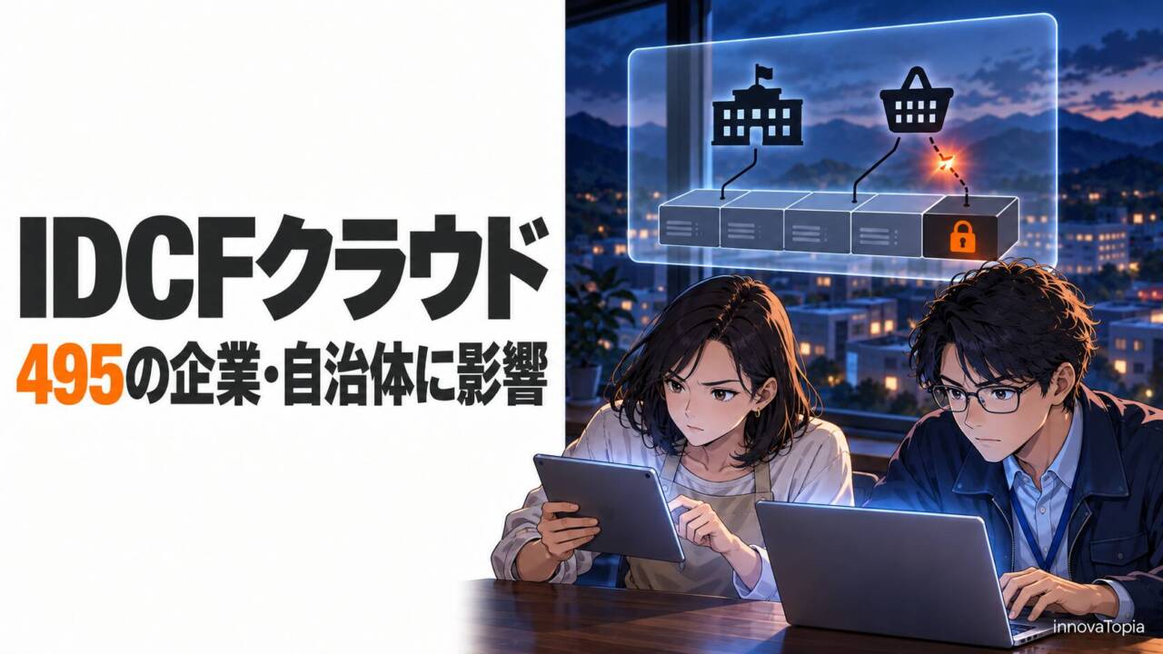 IDCFクラウドにランサムウェア攻撃、495の企業・自治体に影響 茨城県サイトも閲覧できず - innovaTopia