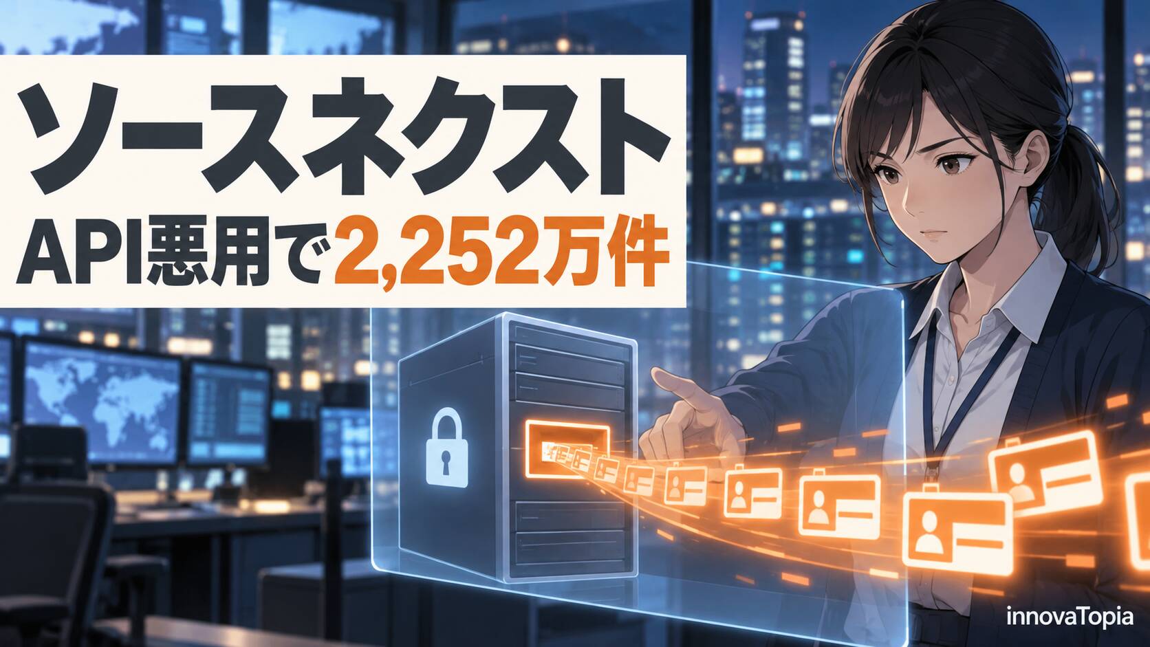 ソースネクストに不正アクセス、会員情報取得APIの悪用で2,252万件が流出の可能性 - innovaTopia