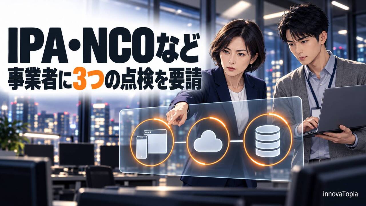【解説】IPA・NCOなどが不正アクセスで一斉に注意喚起、事業者に3つの点検を要請