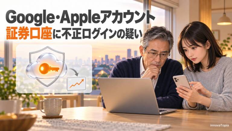 【解説】SBI証券など注意喚起、Google・Appleアカウント乗っ取りで証券口座に不正ログインの疑い