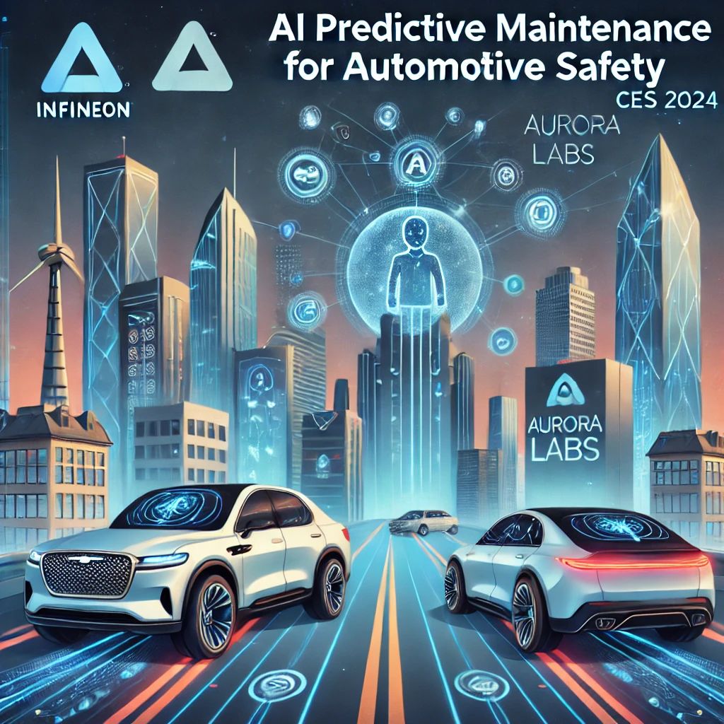 「インフィニオンとオーロラ・ラボズがCES 2024で発表、AI予測保守で自動車安全性に革命！」