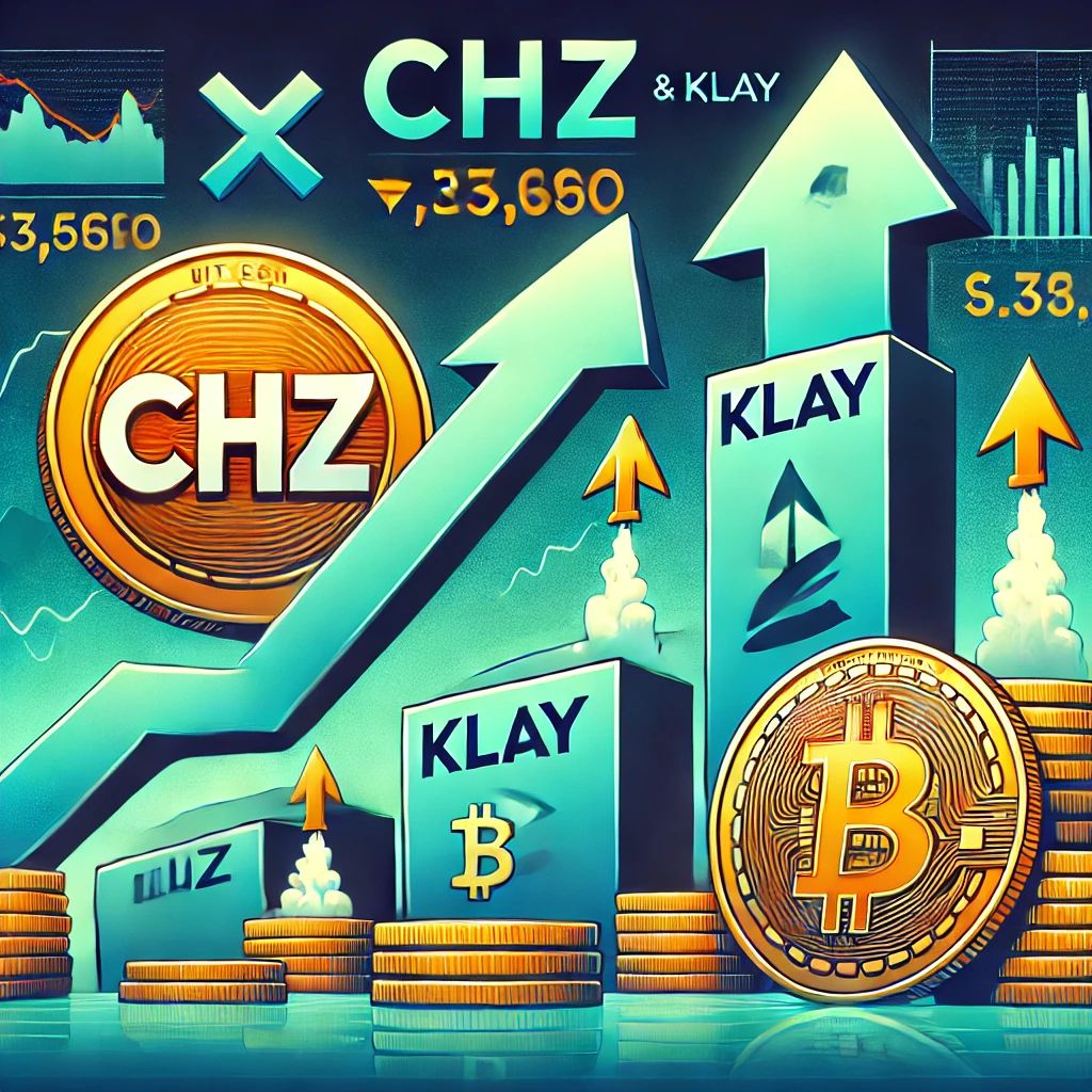 CHZとKLAY急騰、M&A期待で市場沸騰！ビットコインは静観